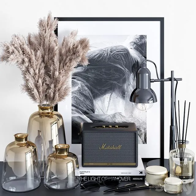 Decorative set 04 3D Model