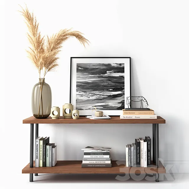 Decorative set 04 3D Model