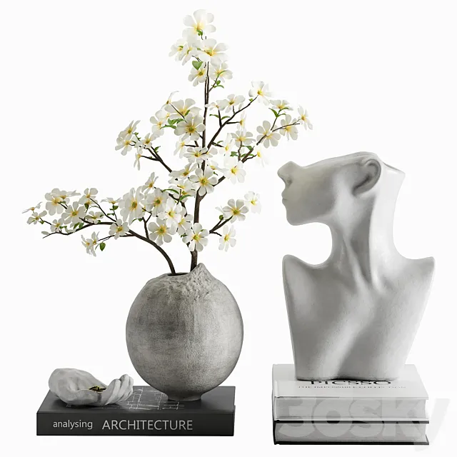 decorative set 04 3D Model decorative set 04 3D Model