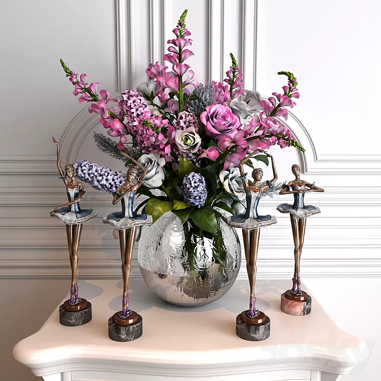 Decorative set 04 3D Model