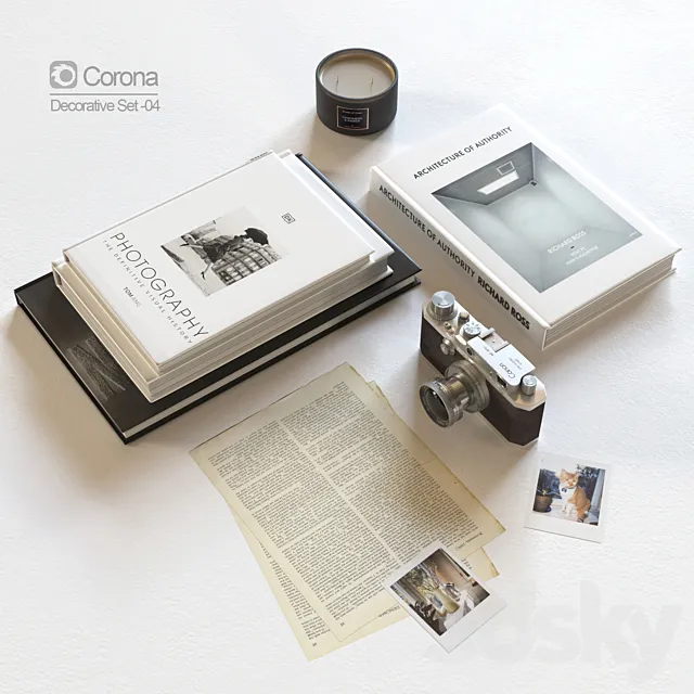 Decorative Set 04 3DModel