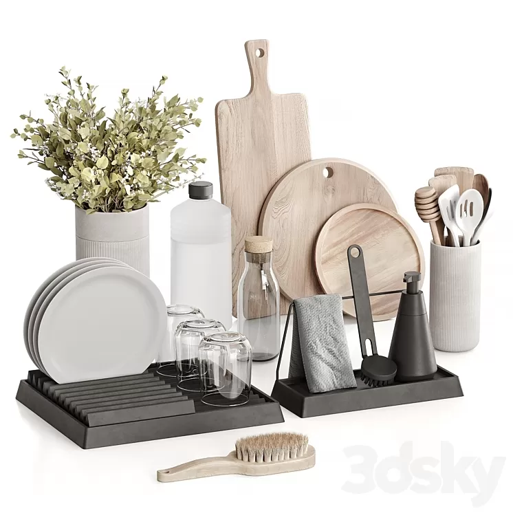 Decorative set 040 3D Model