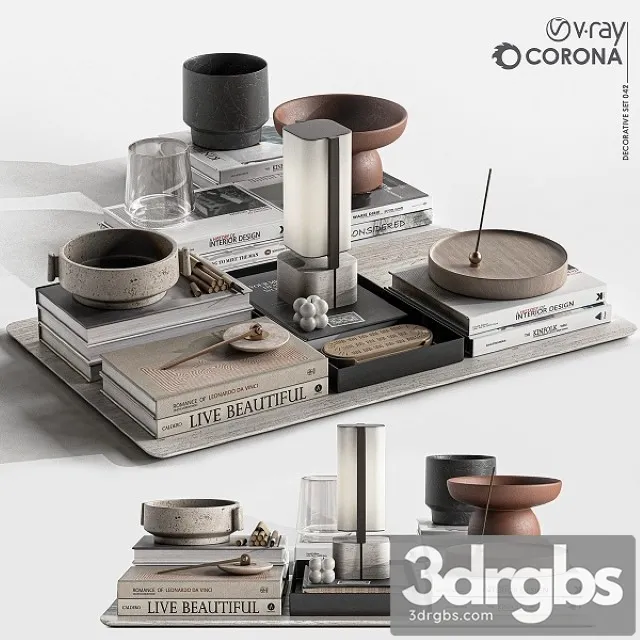 Decorative Set 042 Multi Set 3D Model Download Decorative Set 042 Multi Set 3D Model Download