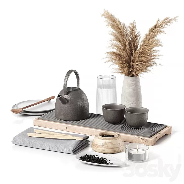 Decorative set 044 3D Model