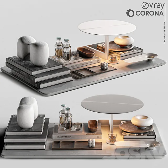 Decorative Set -044 -Vibia Lamp 3DModel