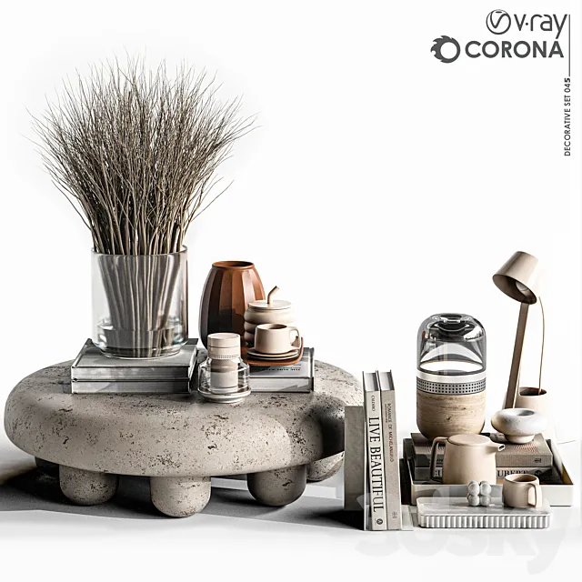 Decorative set-045 3DModel