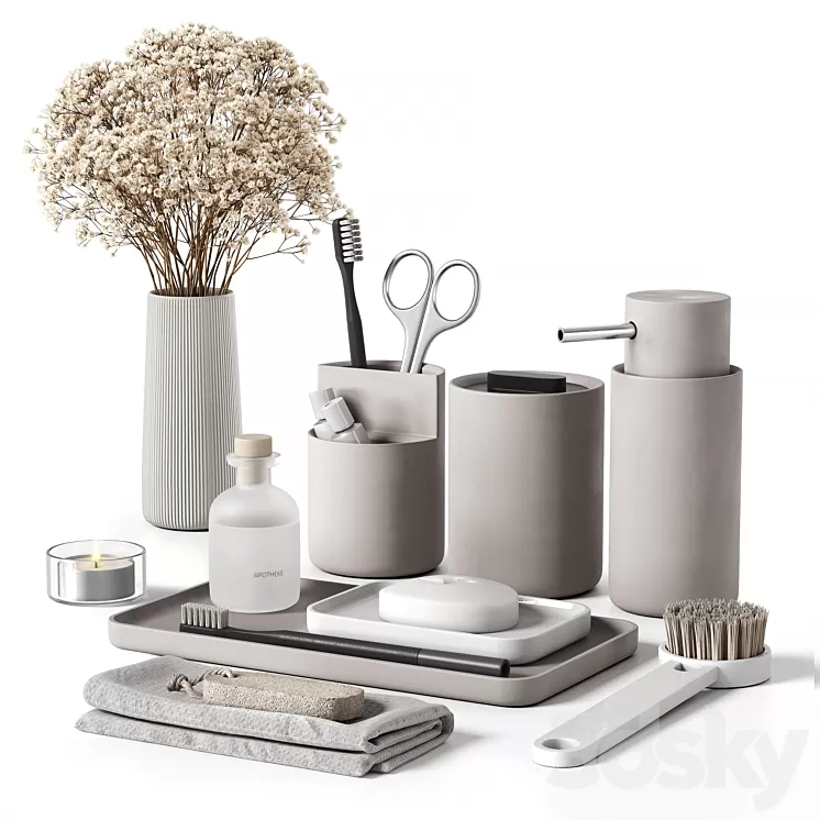 Decorative set 046 3D Model Free Download Decorative set 046 3D Model Free Download