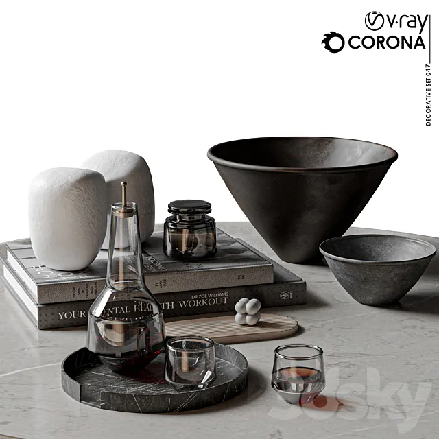 Decorative set-047 3DModel