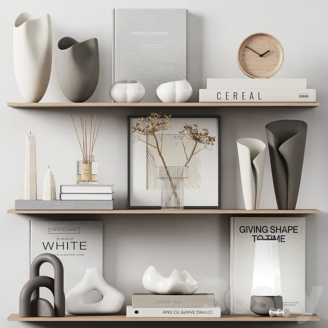 decorative set 048 3D Model decorative set 048 3D Model