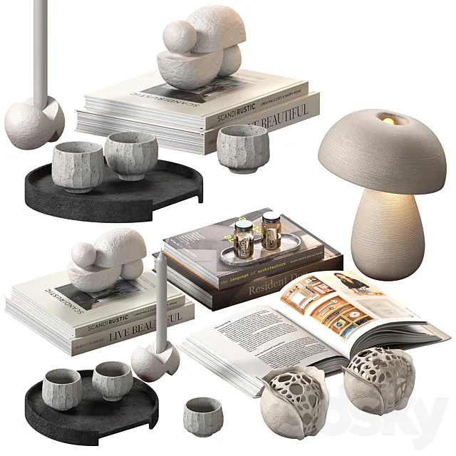 decorative set 05 3D Model