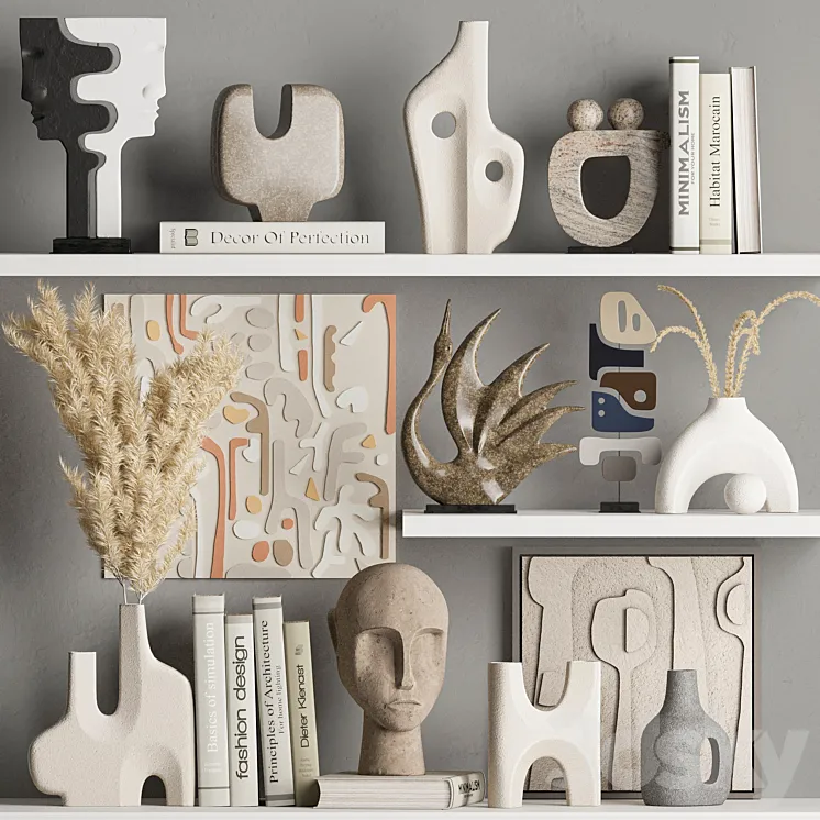 Decorative Set 05 3D Model Free Download Decorative Set 05 3D Model Free Download