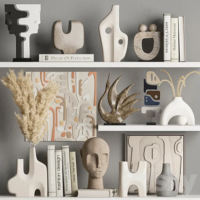 Decorative Set 05 3D Model