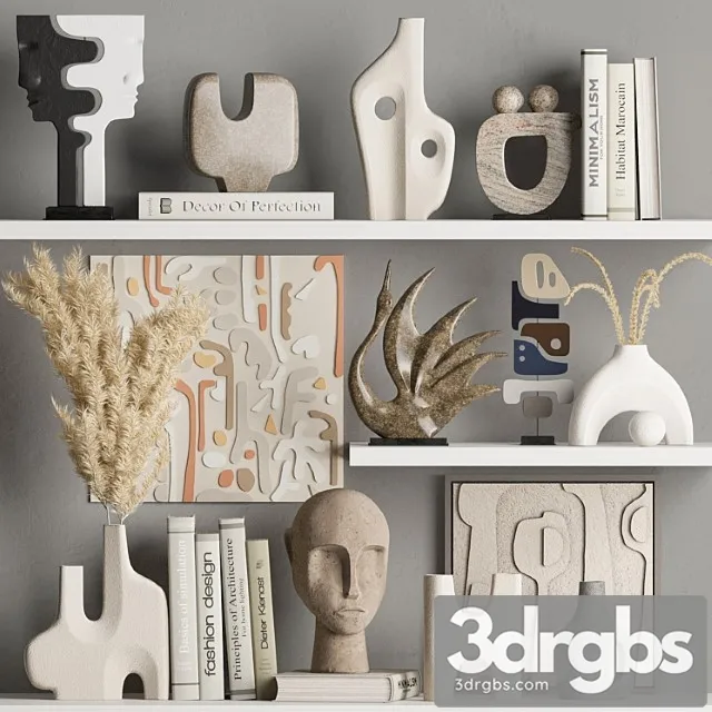 Decorative Set 05 50 3D Model Download Decorative Set 05 50 3D Model Download