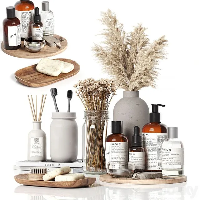 Decorative set 052 3D Model Decorative set 052 3D Model