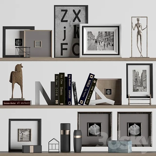 Decorative set 06 3D Model