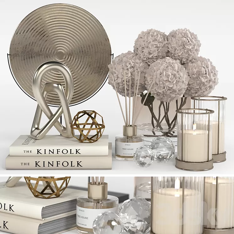 Decorative set 06 3D Model