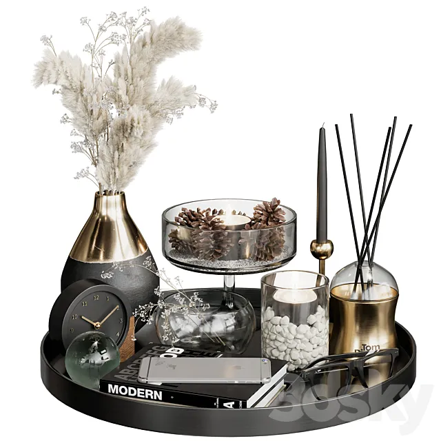 Decorative set 06 3DModel