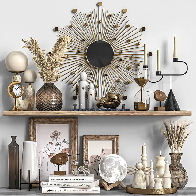Decorative set 07 3D Model