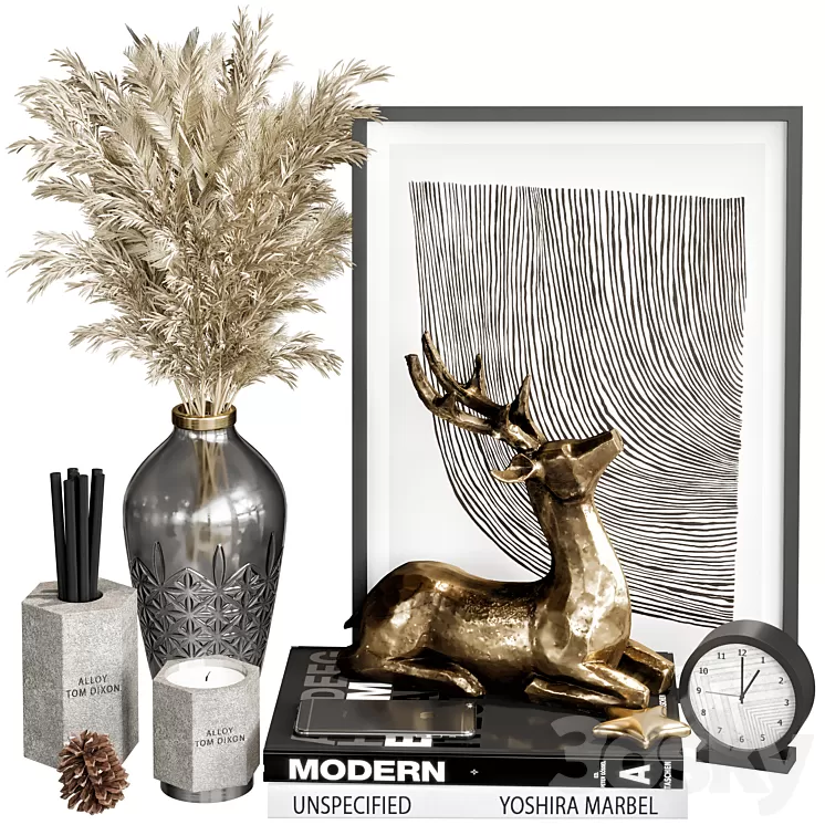 Decorative Set 07 3D Model Decorative Set 07 3D Model