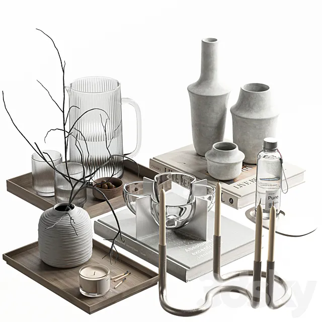 Decorative Set-078 3D Model Decorative Set-078 3D Model