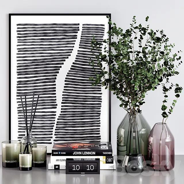 Decorative set 08 3D Model