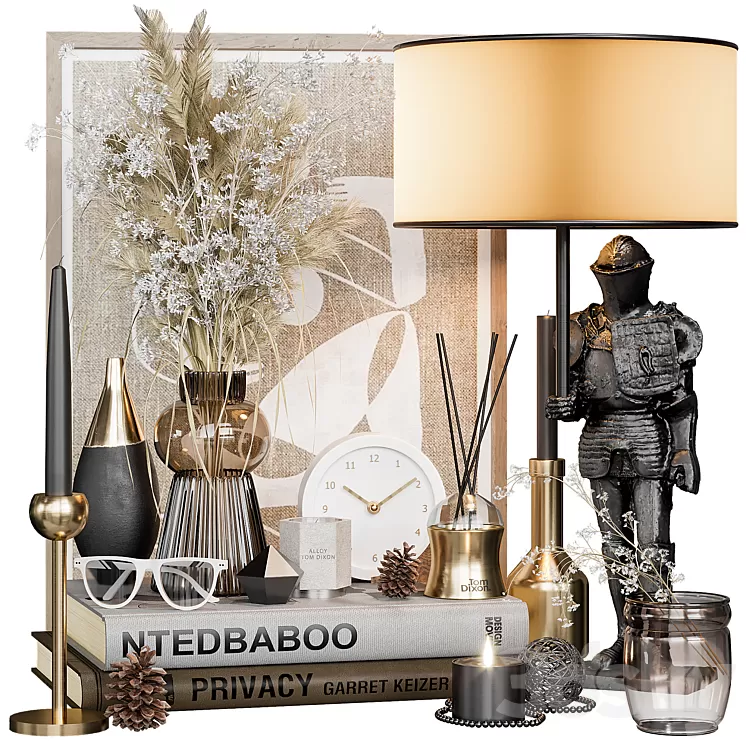 Decorative Set 09 3D Model Decorative Set 09 3D Model