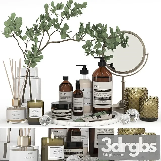 Decorative set 09 – bathroom accessories Decorative set 09 – bathroom accessories