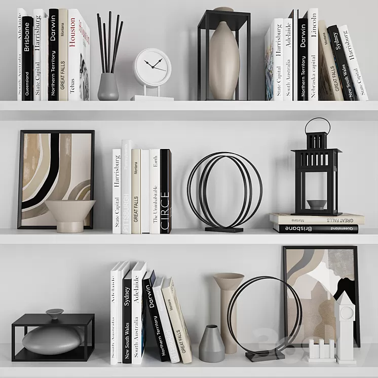 Decorative set 1 3D Model