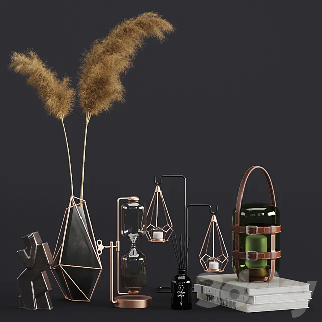 Decorative set. 1 3D Model Decorative set. 1 3D Model