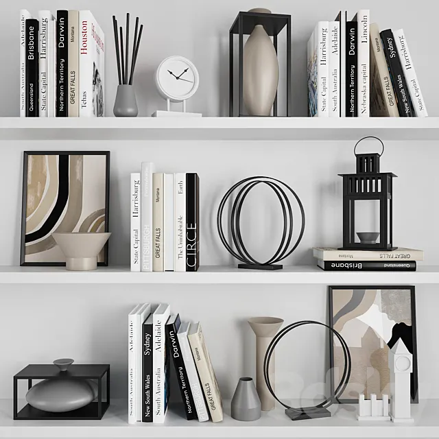 Decorative set 1 3DModel