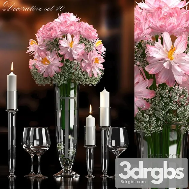 Decorative Set 10 1 2 3D Model Download Decorative Set 10 1 2 3D Model Download