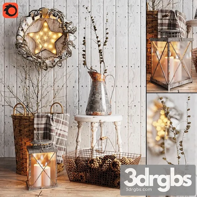 Decorative Set 10 2 2 3D Model Download Decorative Set 10 2 2 3D Model Download