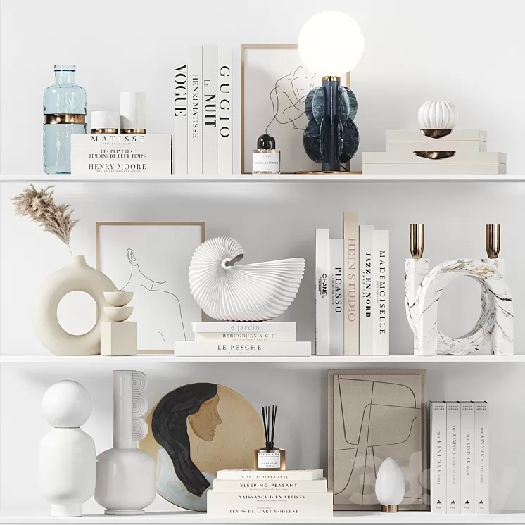 Decorative set 10 3D Model