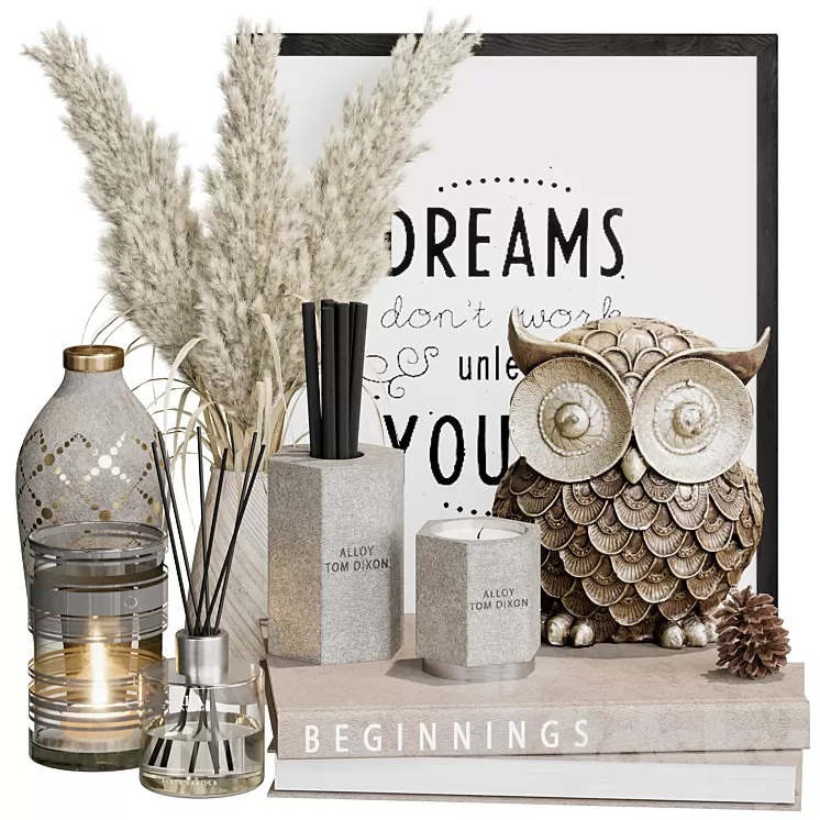 Decorative set 10 3D Model Free Download Decorative set 10 3D Model Free Download