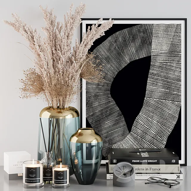 Decorative set 10 3D Model