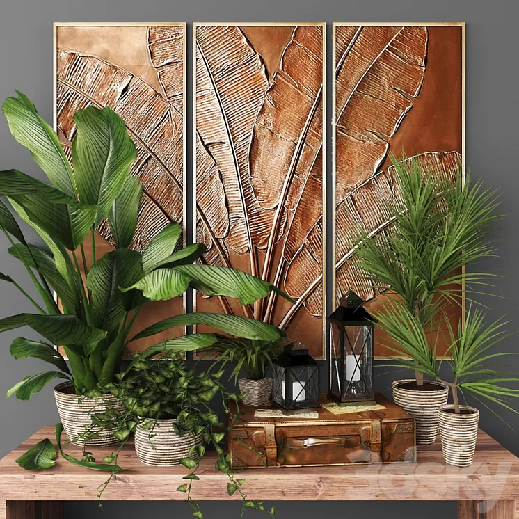 Decorative set 10 3D Model