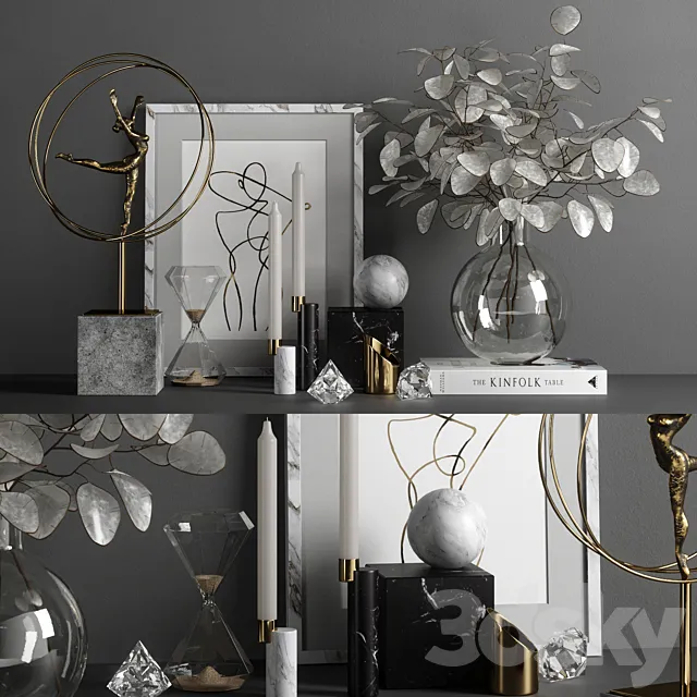 decorative set 10 3D Model