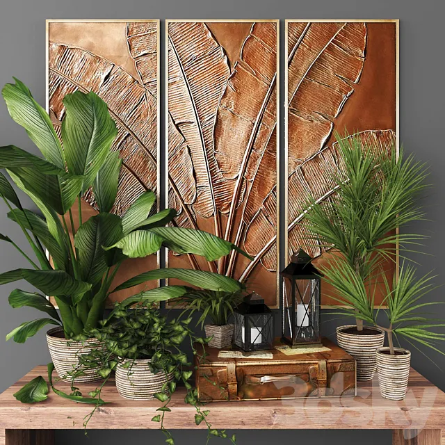 Decorative set 10 3DModel