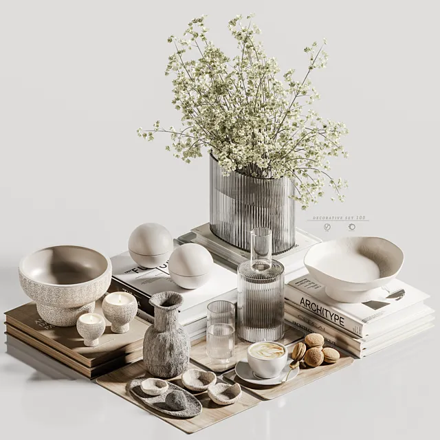 decorative set 100 3D Model