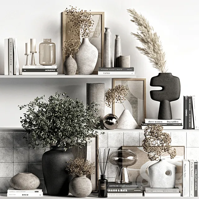 Decorative set 101 3D Model