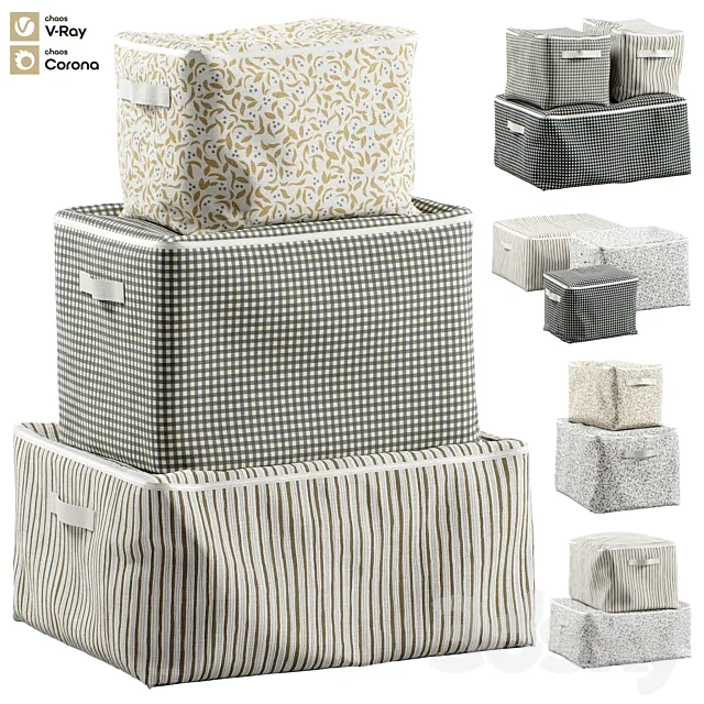 Decorative set 101 Storage system 3D Model Decorative set 101 Storage system 3D Model