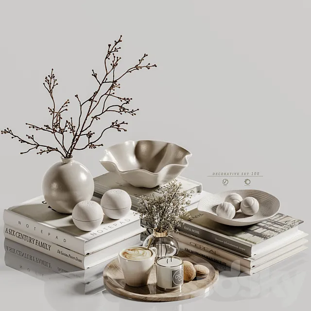 decorative set 108 3D Model decorative set 108 3D Model