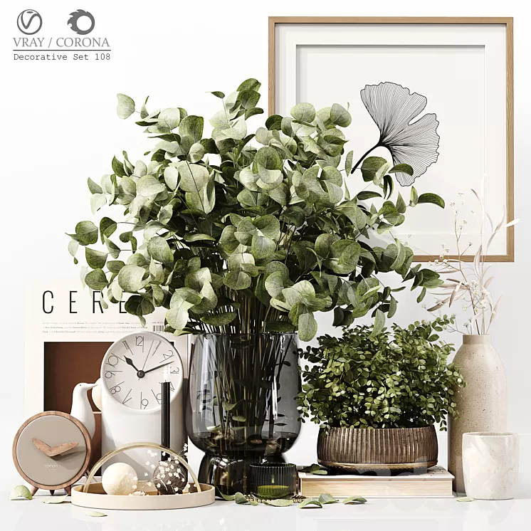 Decorative Set 108 3D Model