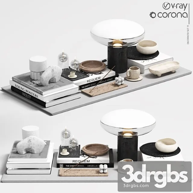 Decorative set 11 3 3D Model Download Decorative set 11 3 3D Model Download