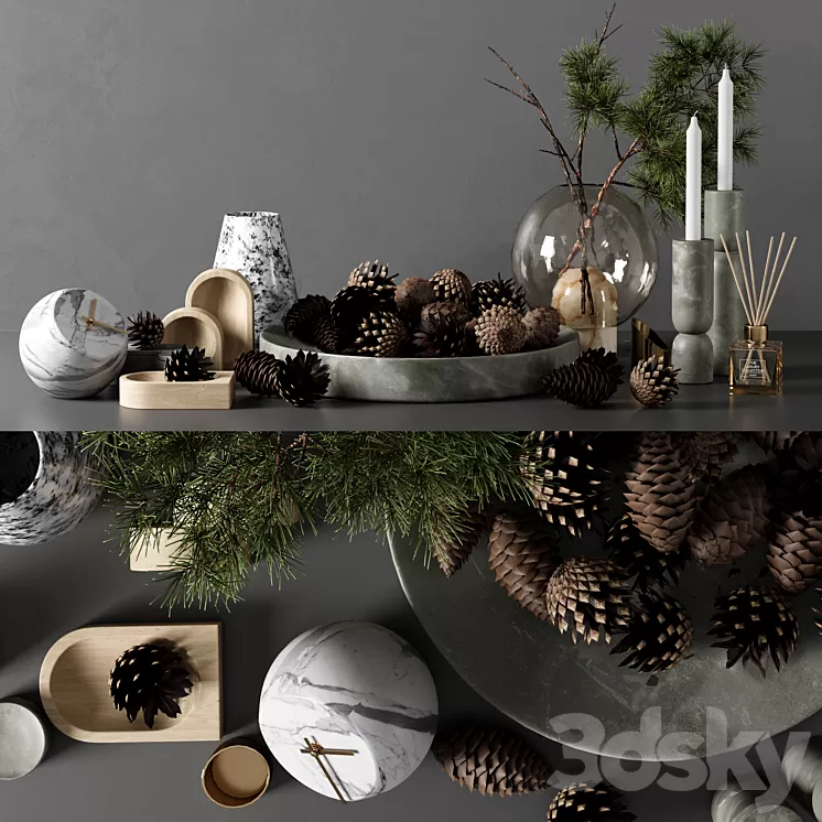 decorative set 11 3D Model