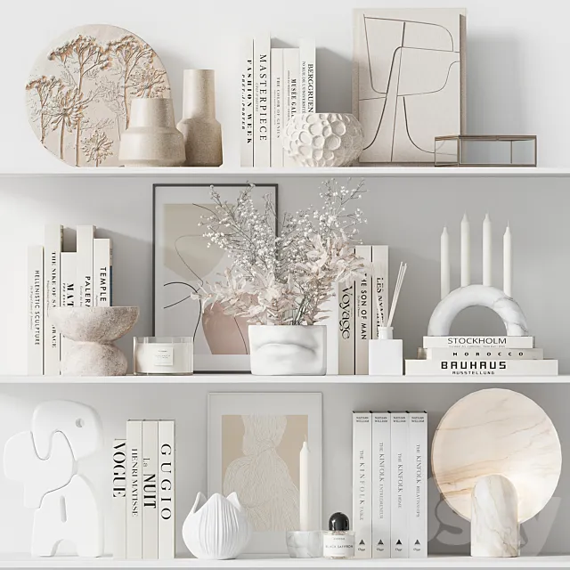 Decorative set 11 3DModel