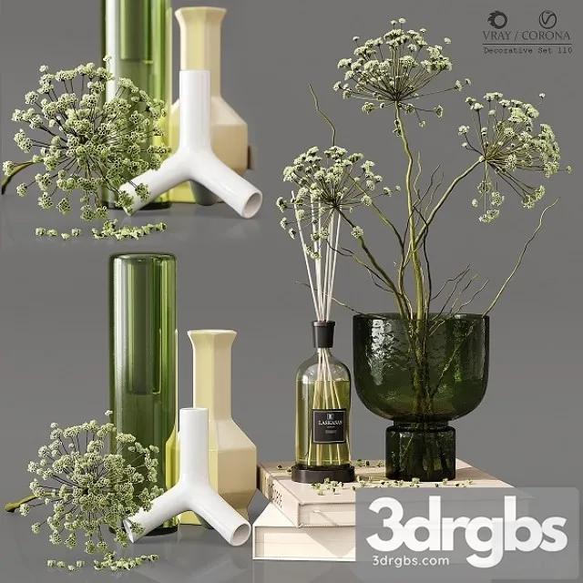 Decorative Set 110 3D Model Download Decorative Set 110 3D Model Download