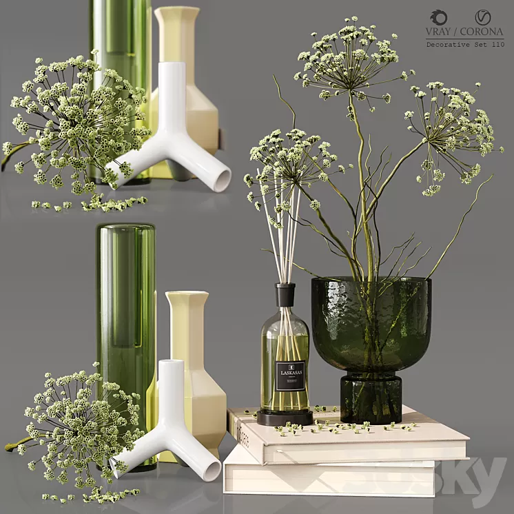 Decorative Set 110 3D Model