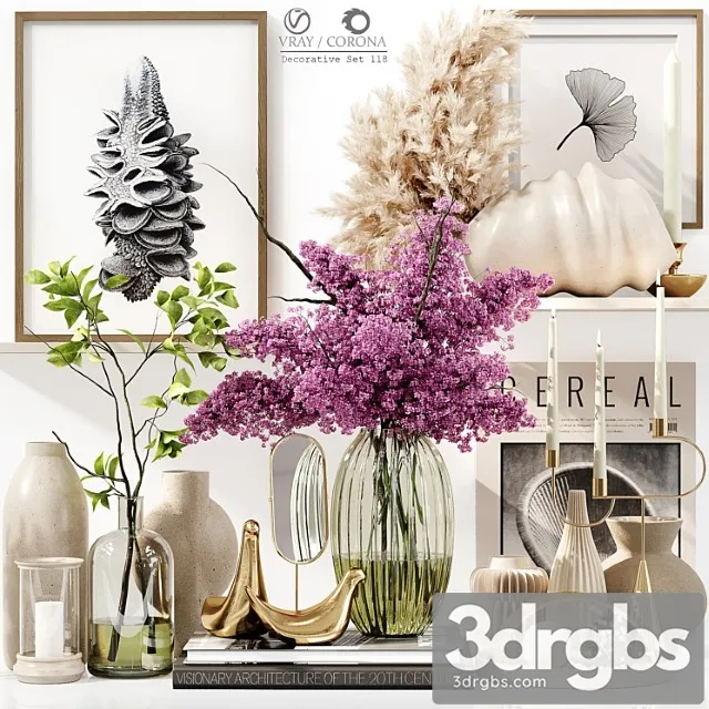 Decorative Set 118 1 3D Model Download Decorative Set 118 1 3D Model Download