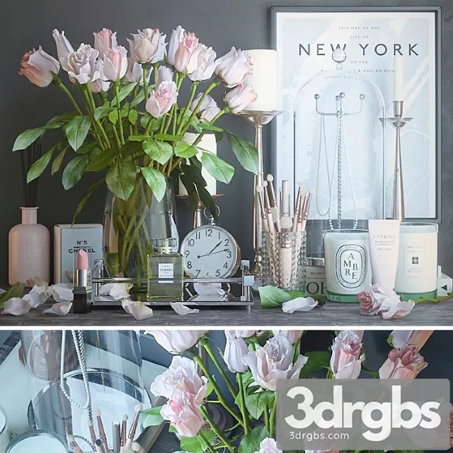 Decorative set 11_22 3D Model Download Decorative set 11_22 3D Model Download